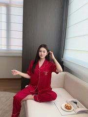 Pijama Đôi Lụa CND13 SHURY STORE HOME WEAR Bộ Đồ Ngủ Couple Nam Hoặc Nữ Tay Ngắn Quần Dài Lụa Mềm