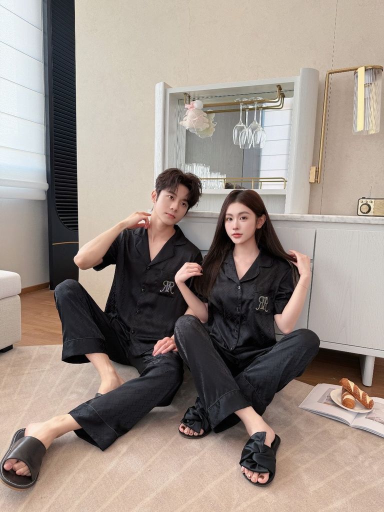 Pijama Đôi Lụa CND4 SHURY STORE HOME WEAR Bộ Đồ Ngủ Couple Nam Hoặc Nữ Tay Ngắn Quần Dài Mềm Mát