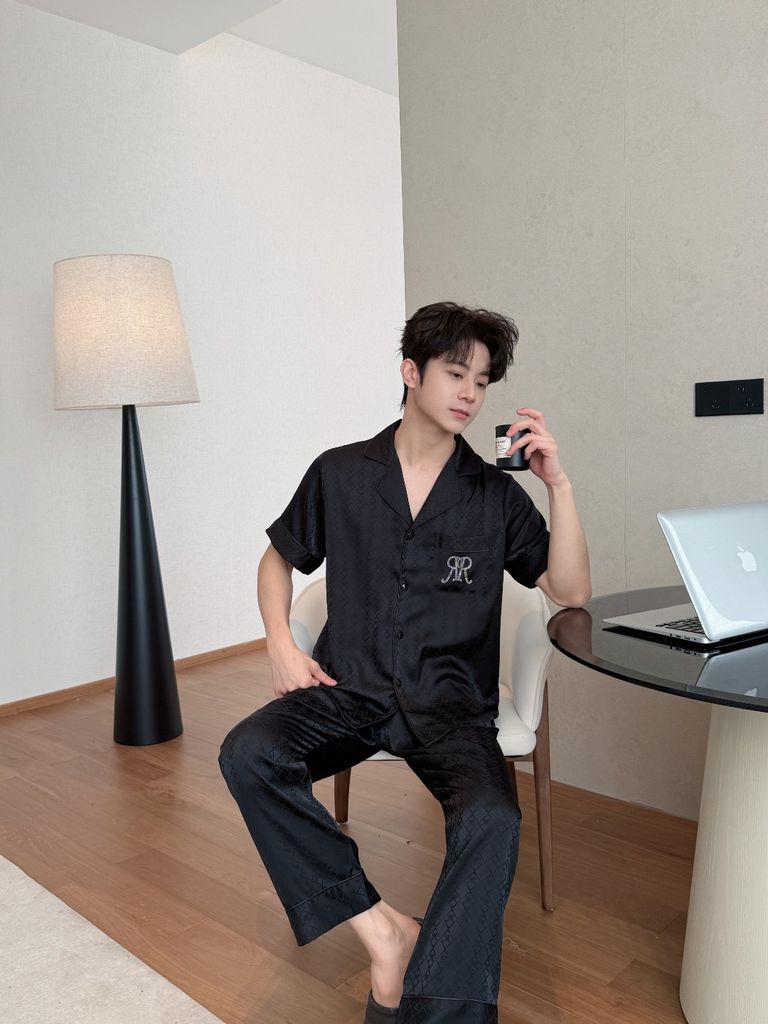 Pijama Đôi Lụa CND4 SHURY STORE HOME WEAR Bộ Đồ Ngủ Couple Nam Hoặc Nữ Tay Ngắn Quần Dài Mềm Mát