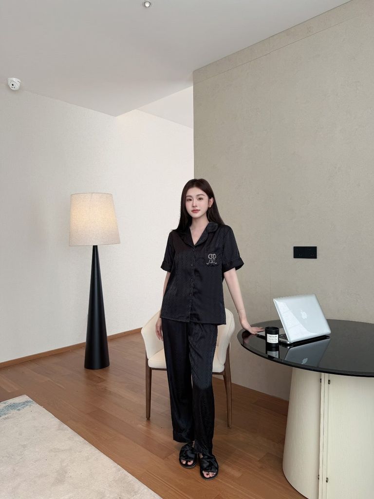 Pijama Đôi Lụa CND4 SHURY STORE HOME WEAR Bộ Đồ Ngủ Couple Nam Hoặc Nữ Tay Ngắn Quần Dài Mềm Mát