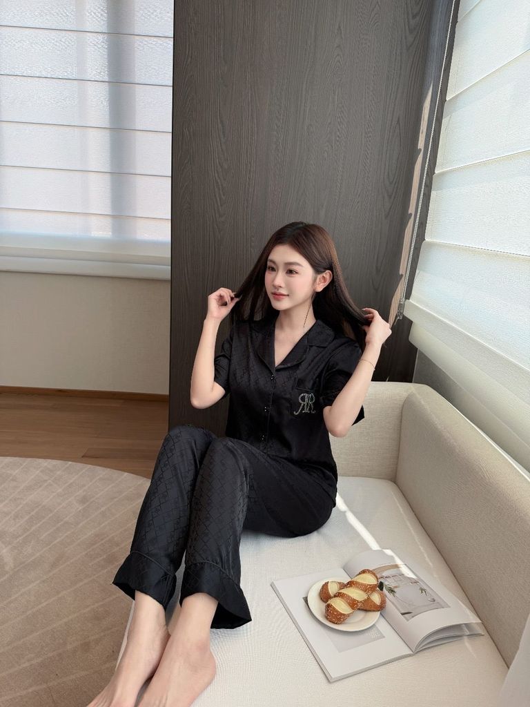 Pijama Đôi Lụa CND4 SHURY STORE HOME WEAR Bộ Đồ Ngủ Couple Nam Hoặc Nữ Tay Ngắn Quần Dài Mềm Mát