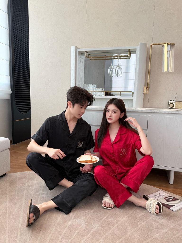 Pijama Đôi Lụa CND4 SHURY STORE HOME WEAR Bộ Đồ Ngủ Couple Nam Hoặc Nữ Tay Ngắn Quần Dài Mềm Mát