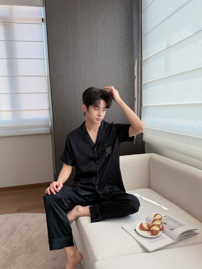 Pijama Đôi Lụa CND4 SHURY STORE HOME WEAR Bộ Đồ Ngủ Couple Nam Hoặc Nữ Tay Ngắn Quần Dài Mềm Mát