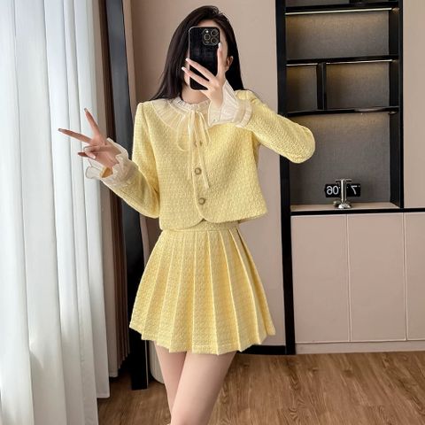 Set Vàng Váy Ngắn