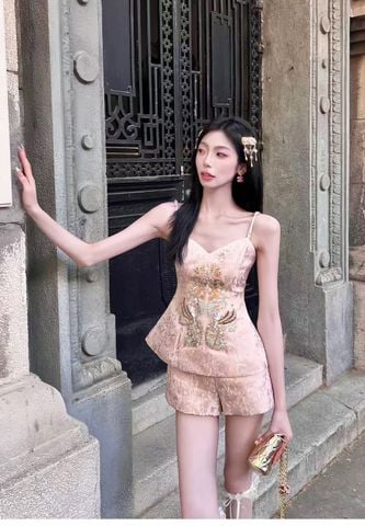 Set Quần Hồng 3 Món