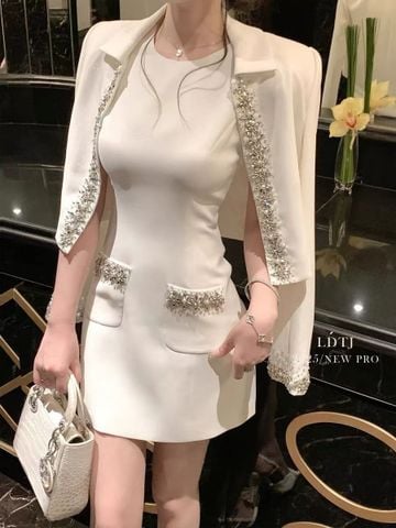 Set Trắng Đính Đá Cao Cấp