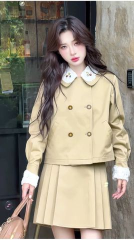 Set Kem Cổ Viền Ren