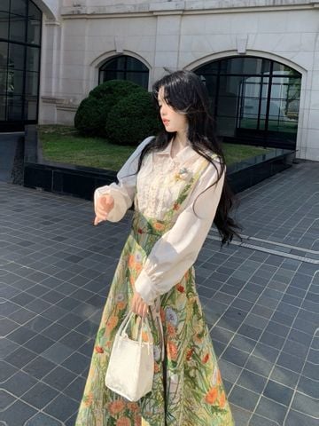 Set Somi Kem + Yếm Xanh