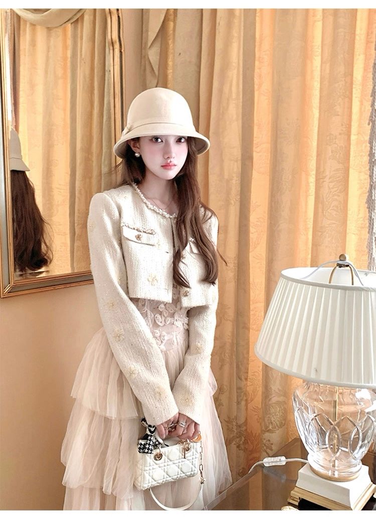 Set Kem Khoác + Đầm