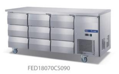 9*1/3 Drawers Fancooling Undercounter Chiller (Bàn lạnh 9 ngăn kéo, 9 ngăn 1/3) FED18070CS090