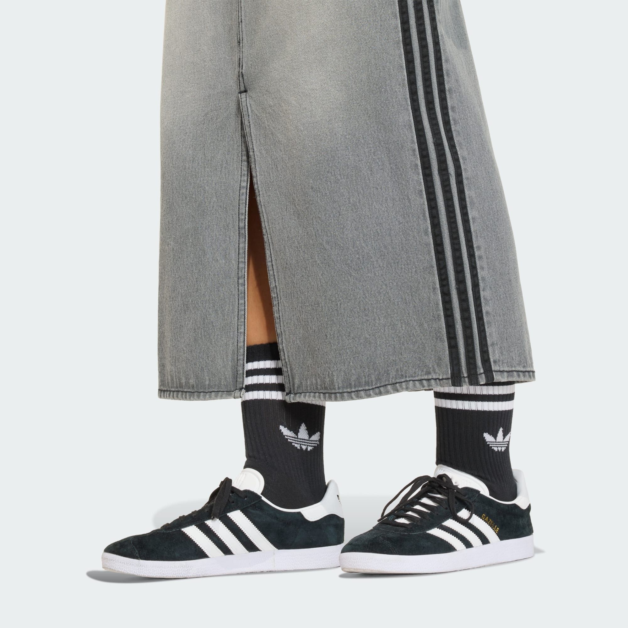  Chân váy adidas 3-Stripes Denim Pencil Skirt Nữ - KD2929 