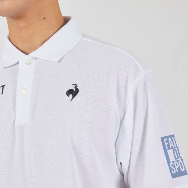  Áo Polo le coq sportif nam QMMXJA96AV-WH 
