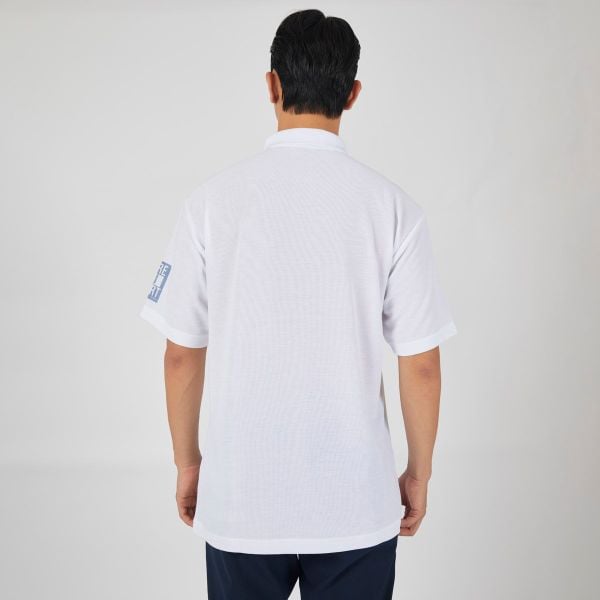  Áo Polo le coq sportif nam QMMXJA96AV-WH 