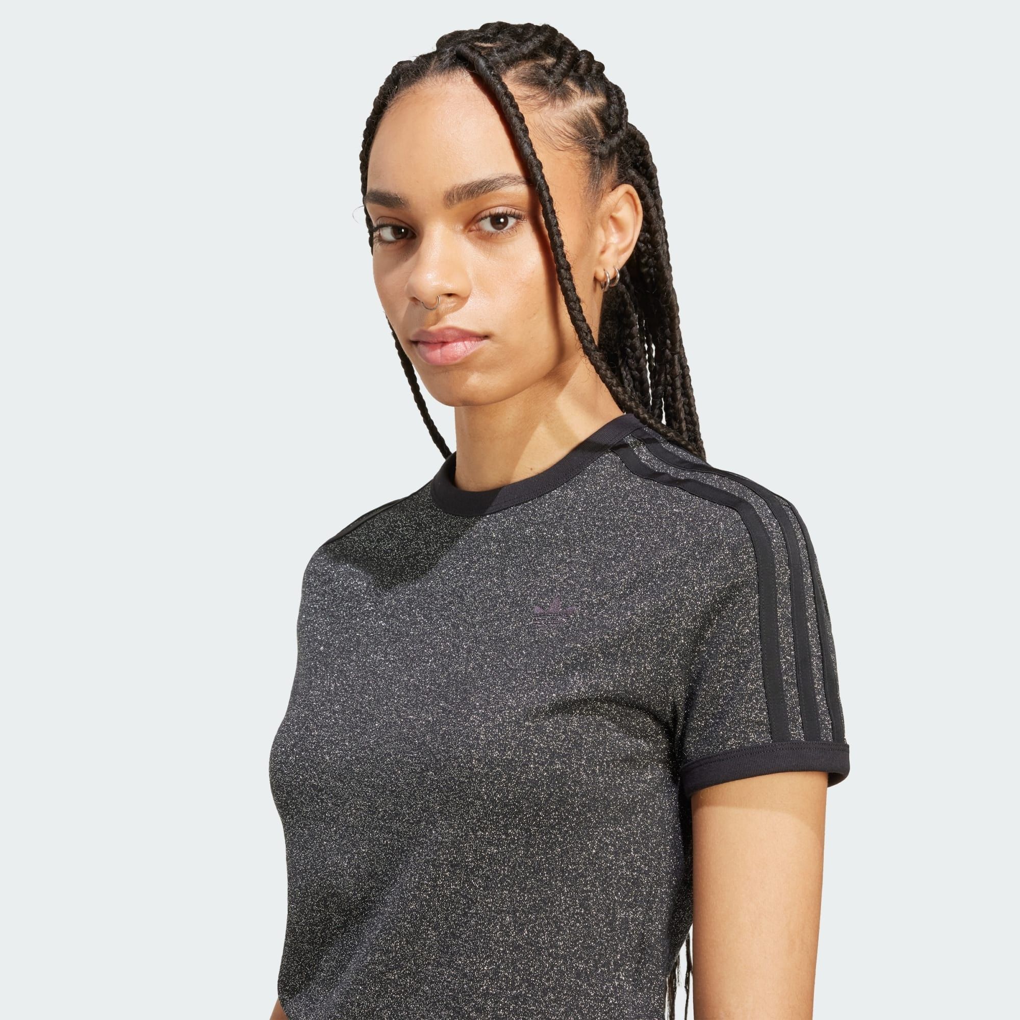  Áo T-shirt adidas Lurex Cali Tee Nữ - JV9655 