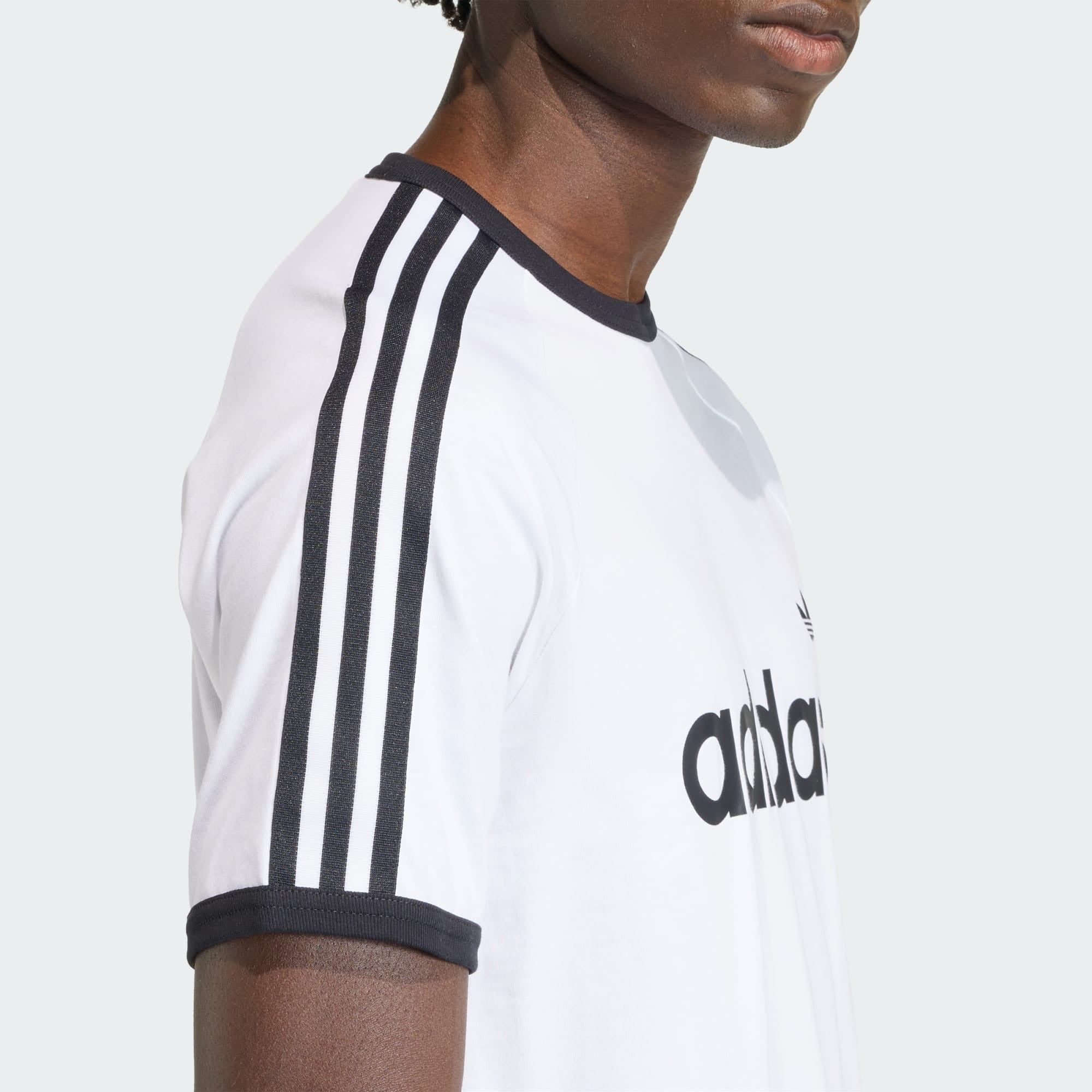  Áo T-shirt adidas 3-STRIPES Slim Ringer Nam - KF0418 