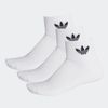  Tất cổ trung adidas 1/4 3P Unisex - FT8529 