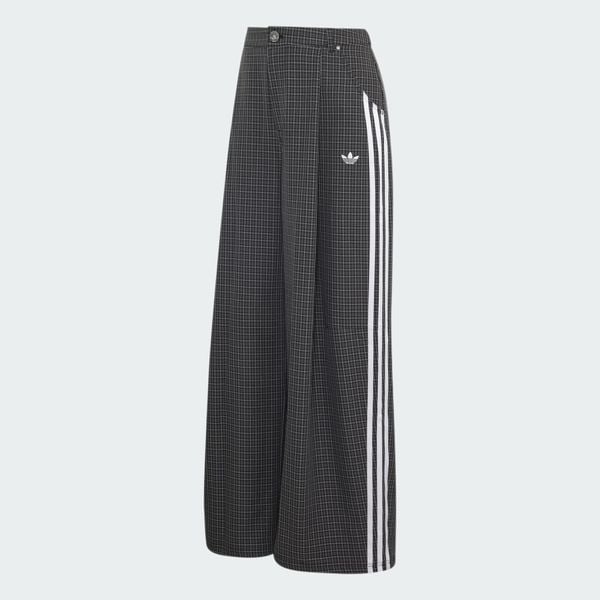  Quần nỉ ống suông adidas Checks Trouser Nữ - LD5340 