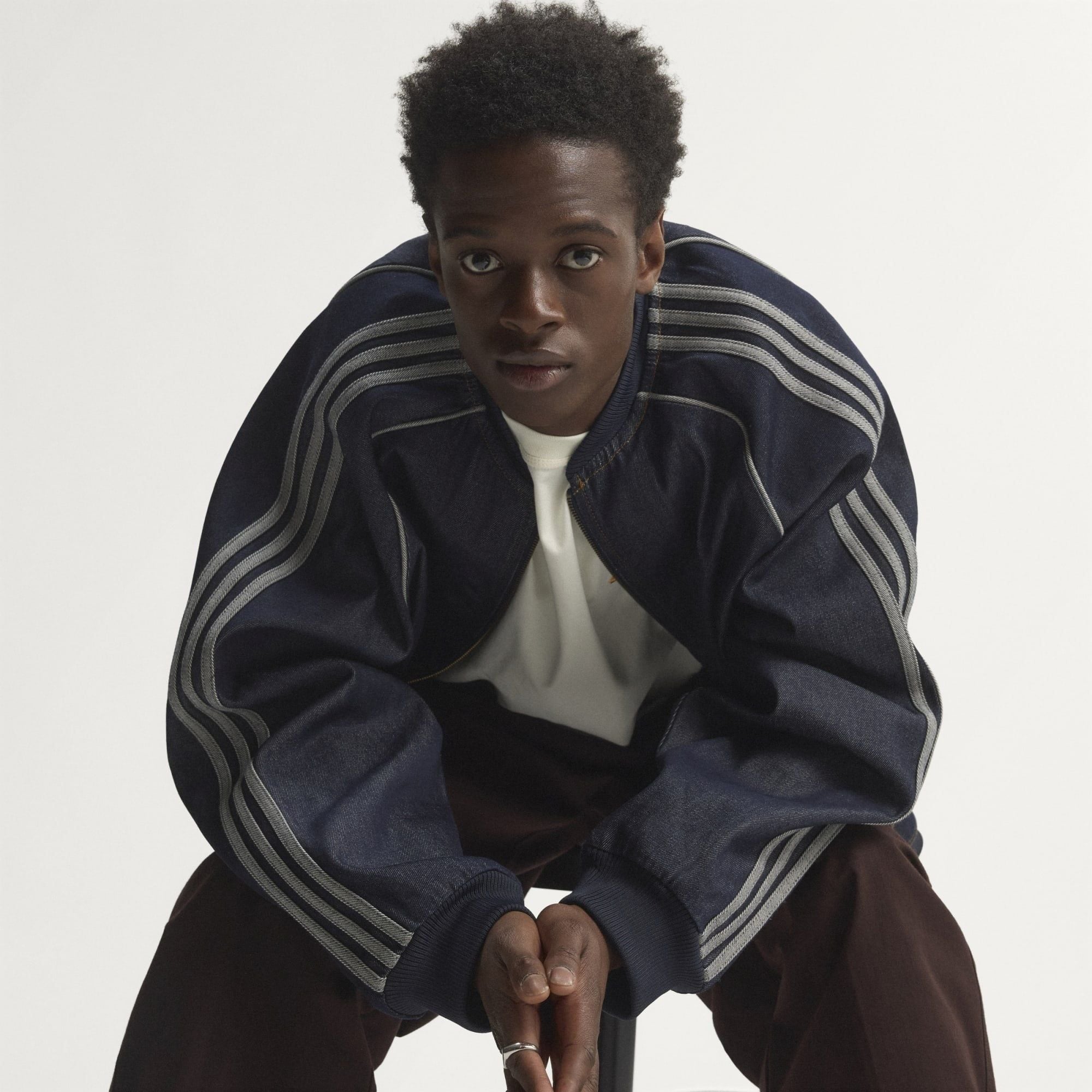  Áo khoác bò adidas SST Adicolor Denim Track Top Nam - KS6926 