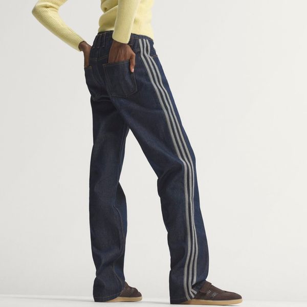  Quần bò ống xuông adidas Firebird Denim Pant - KQ6489 