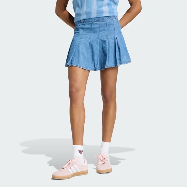  Chân váy adidas Denim Pleated Skirt Nữ - KD5523 