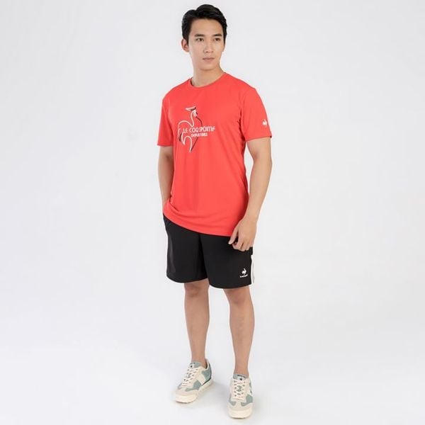  Áo T-Shirt le coq sportif nam - QTMXJA07V-RD 