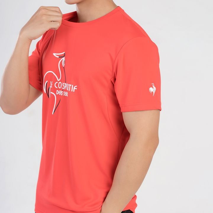  Áo T-Shirt le coq sportif nam - QTMXJA07V-RD 