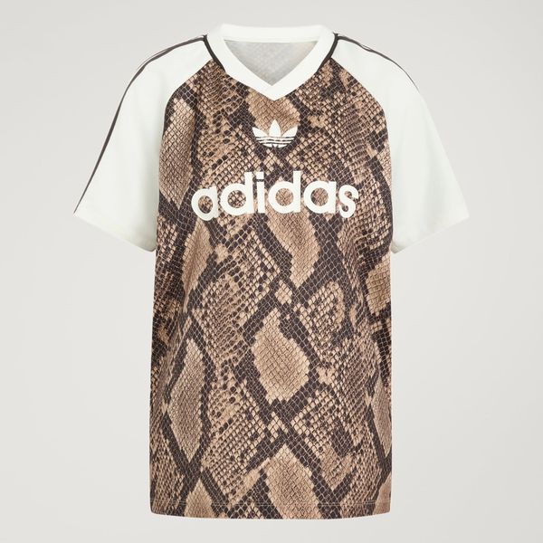  Áo T-shirt adidas Snake Print Satin Jersey Nữ - KX1897 