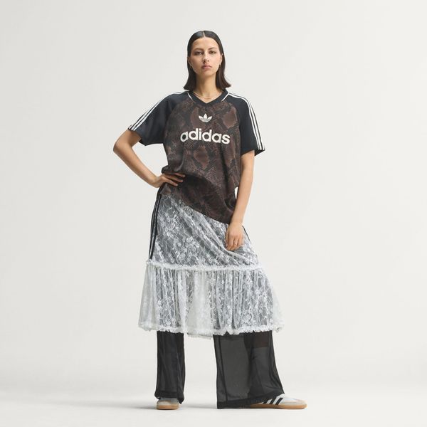  Áo T-shirt adidas Originals Snake Print Satin Jersey Nữ - KX1898 