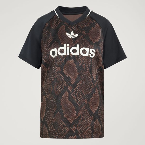  Áo T-shirt adidas Originals Snake Print Satin Jersey Nữ - KX1898 