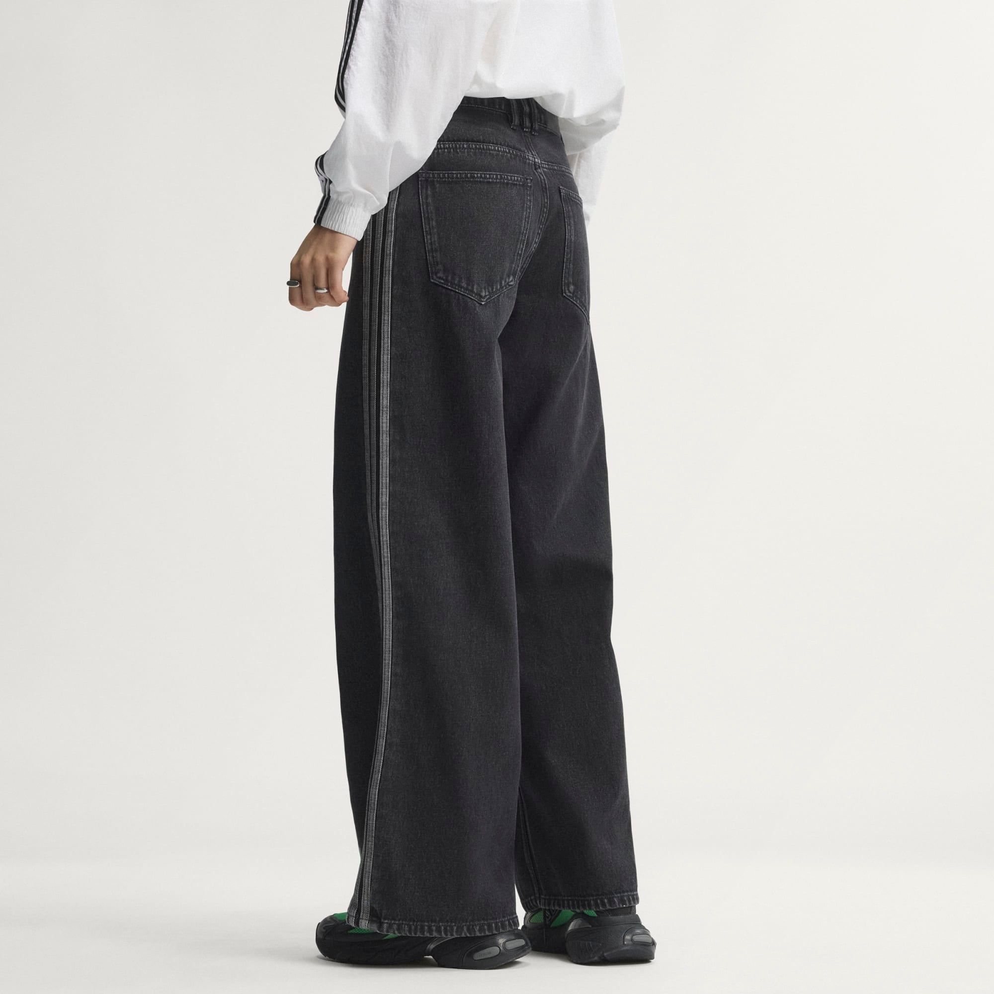  Quần bò ống rộng adidas Denim Pant Nữ - KQ6469 