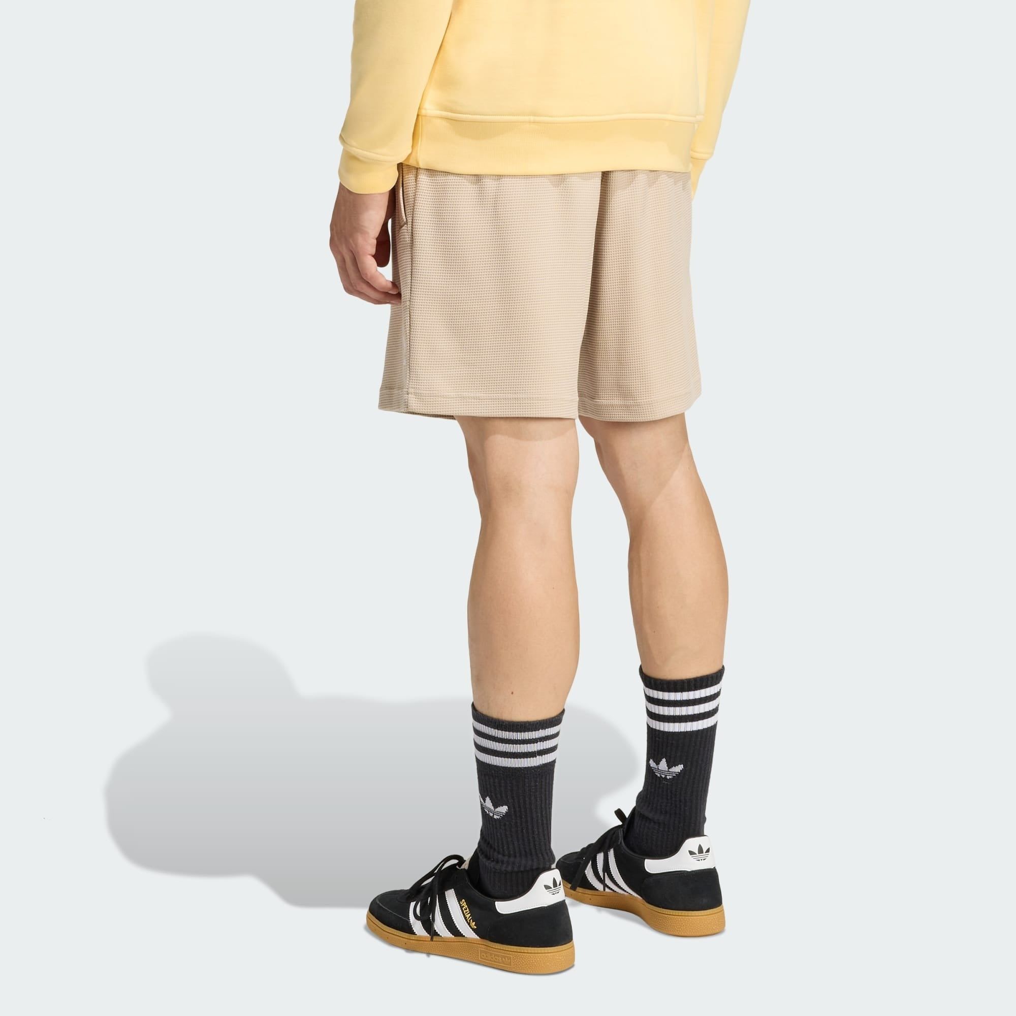  Quần short Essentials Trefoil Waffle adidas Nam - KE1176 