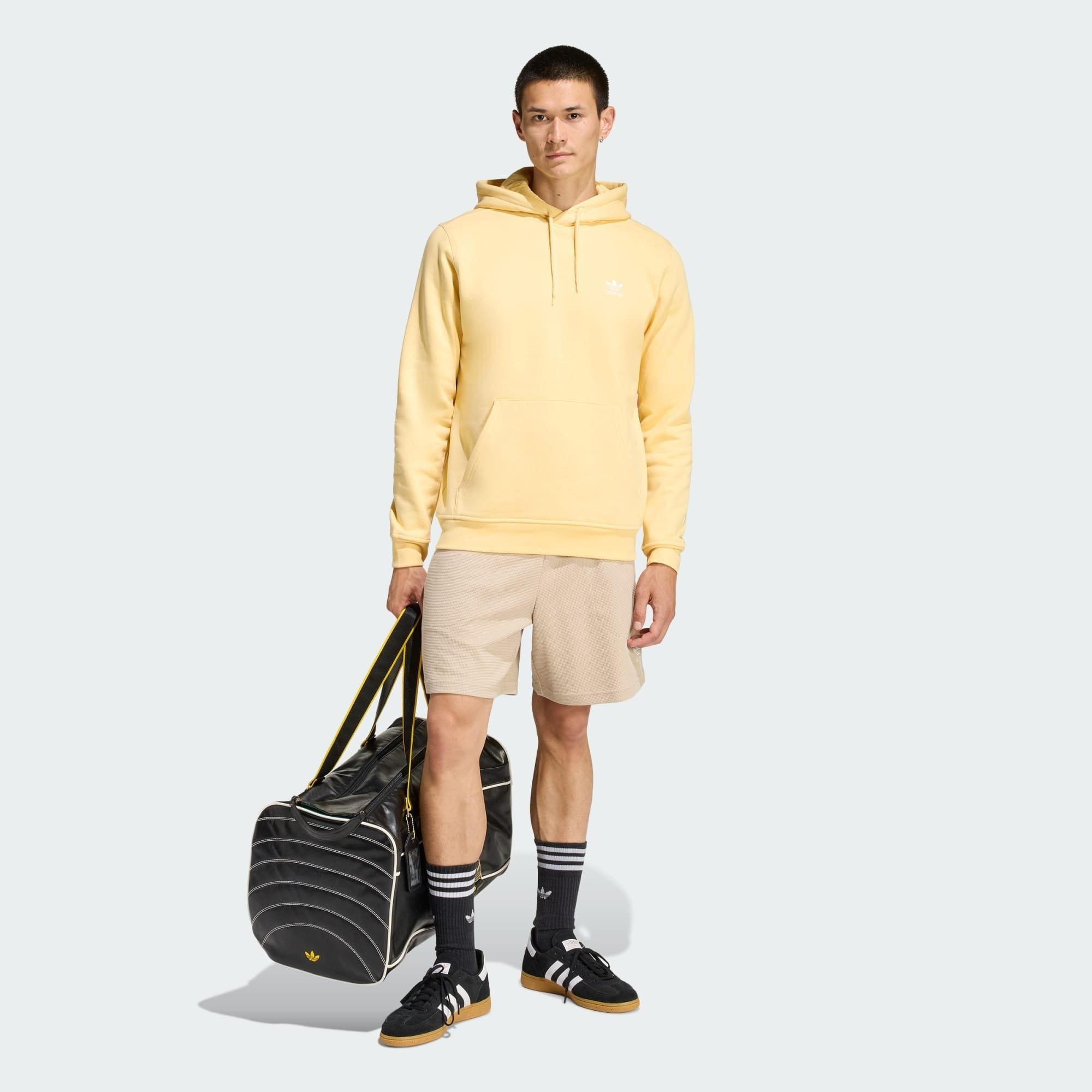  Quần short Essentials Trefoil Waffle adidas Nam - KE1176 