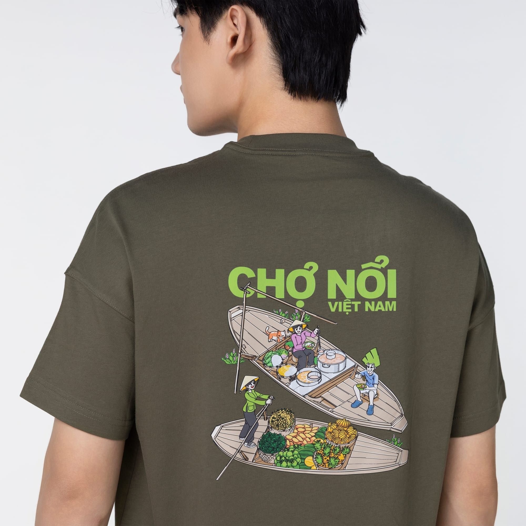  Áo T-shirt adidas Olive Strata Nam - KL0919 