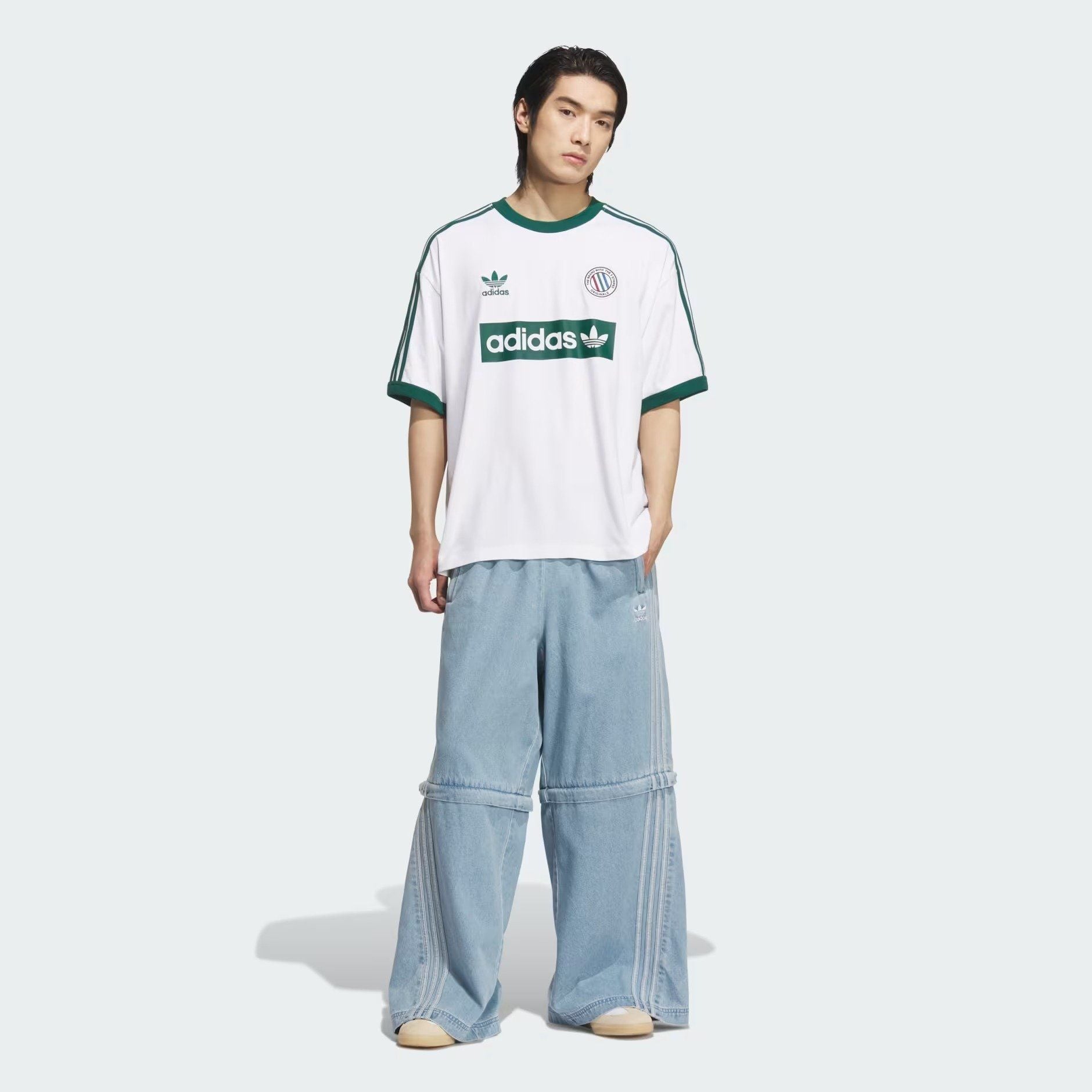  Áo T-shirt adidas Ringer Nam - KC2602 