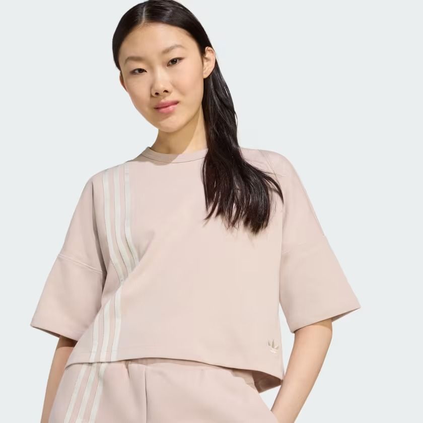  Áo T-shirt adidas 3 Off Placed 3 sọc Nữ - JW3612 