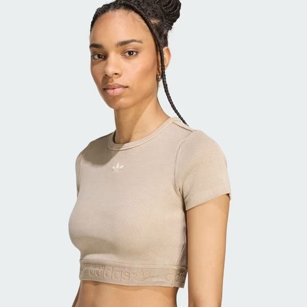  Áo crop top adidas Essentials Nữ - JW3577 