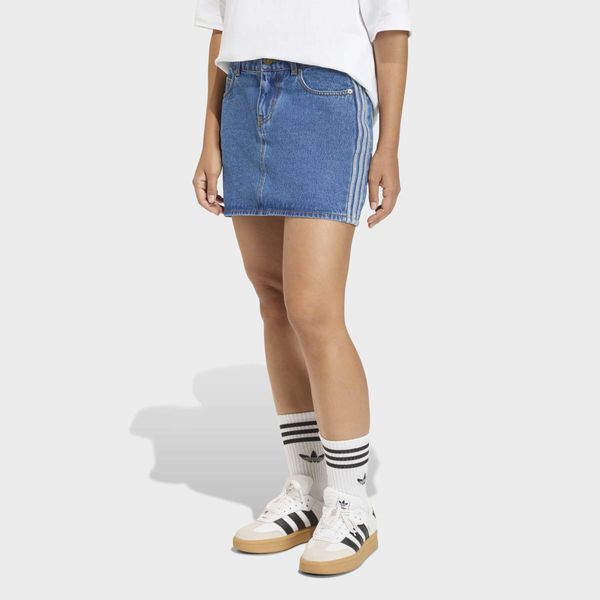  Chân váy adidas 3S Stripes Skirt Denim Nữ - KD2901 
