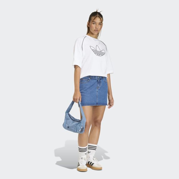  Chân váy adidas 3S Stripes Skirt Denim Nữ - KD2901 
