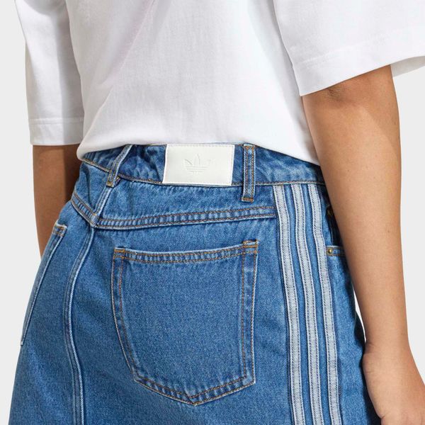  Chân váy adidas 3S Stripes Skirt Denim Nữ - KD2901 
