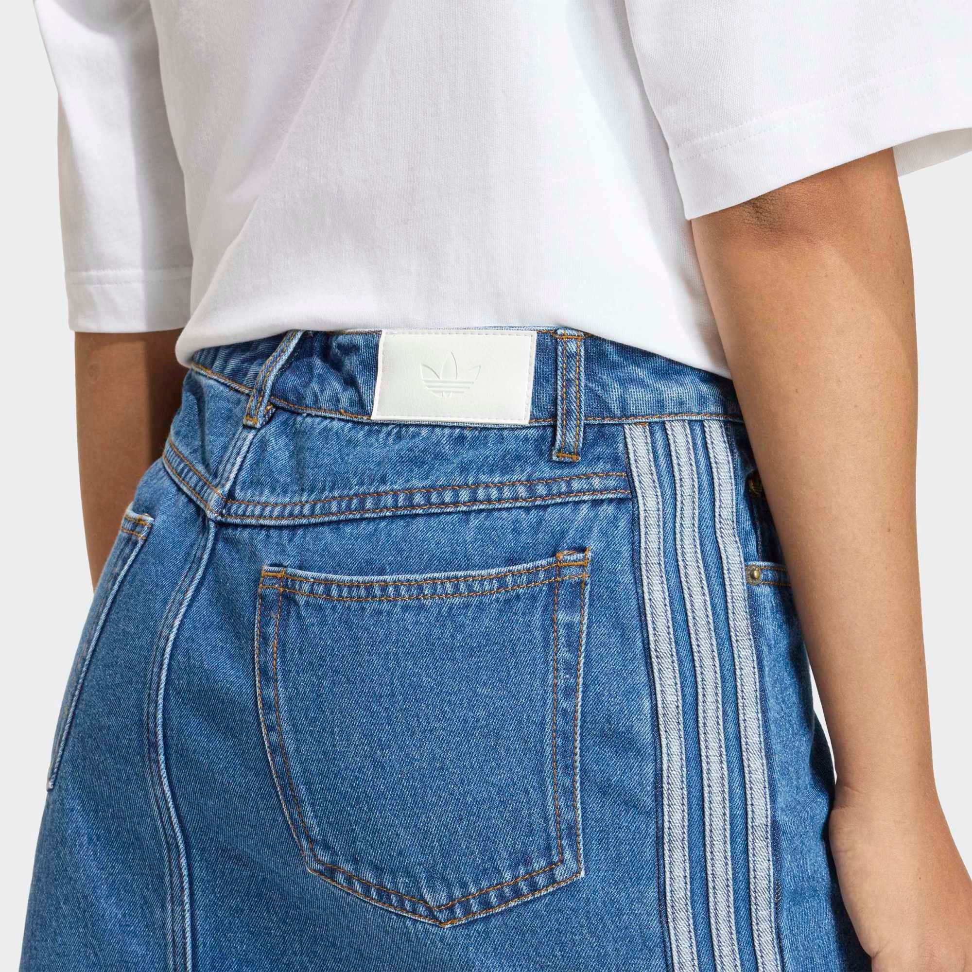  Chân váy adidas 3S Stripes Skirt Denim Nữ - KD2901 