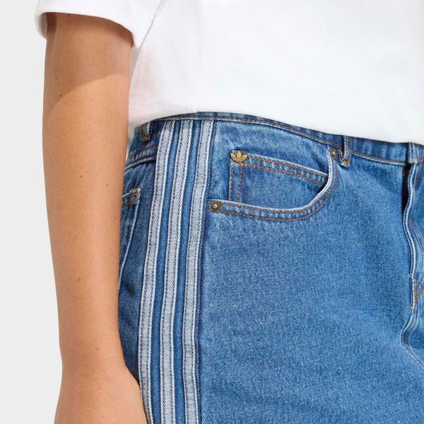  Chân váy adidas 3S Stripes Skirt Denim Nữ - KD2901 