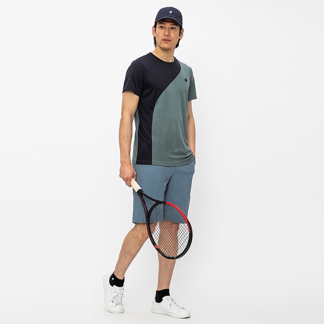  Áo T-shirt le coq sportif Nam QTMWJA03V-BL 