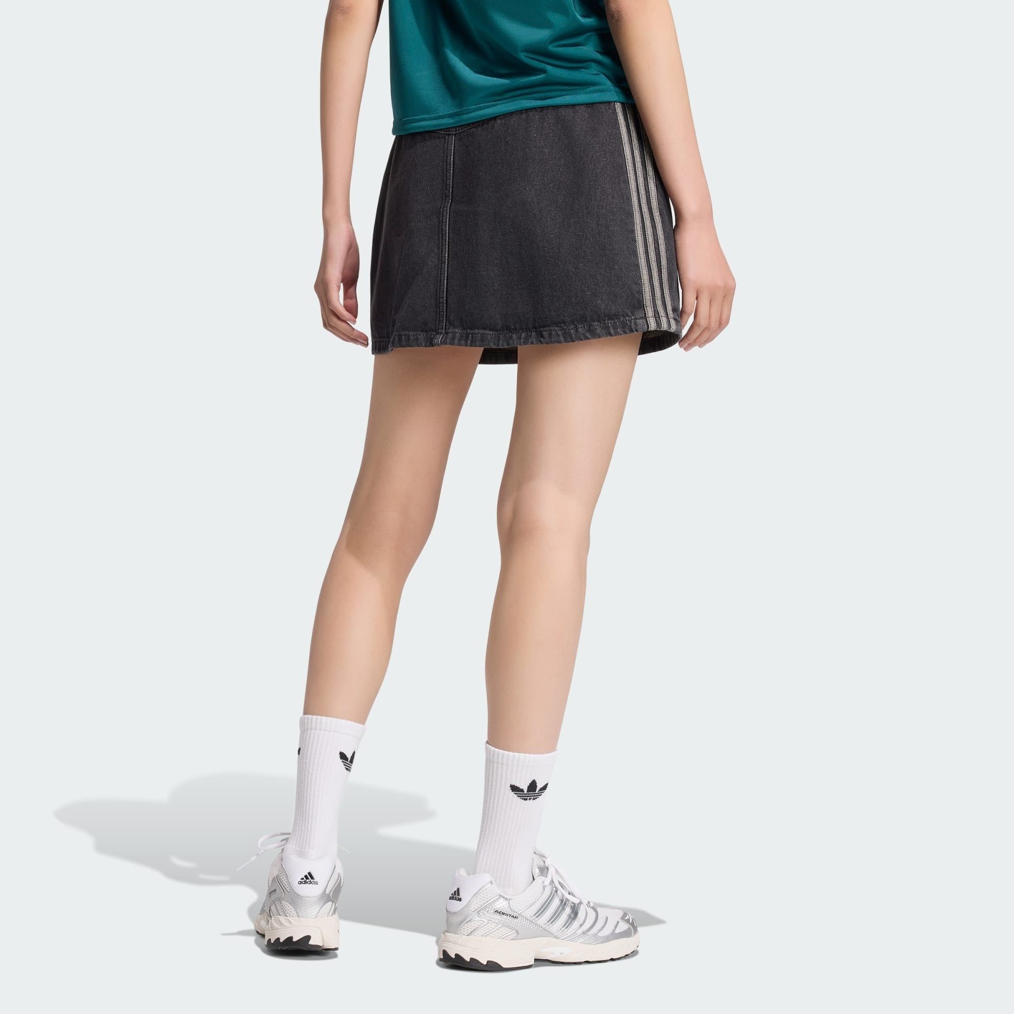  Chân váy adidas Mid Rise Denim Originals Skirt Nữ - KQ6485 