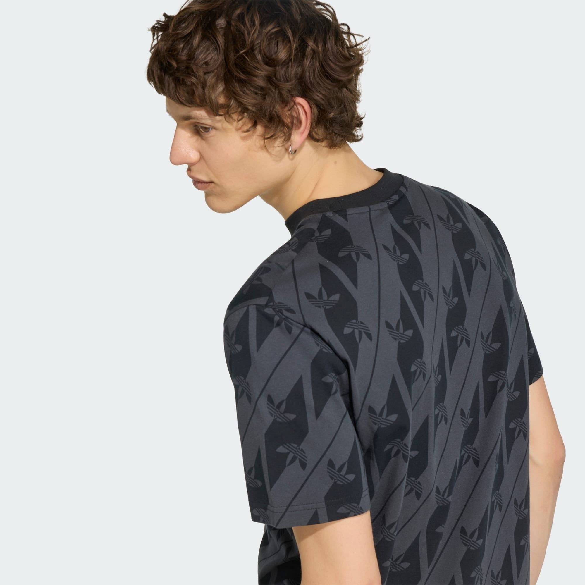  Áo T-shirt adidas Monogram AOP Tee Nam - KS1698 