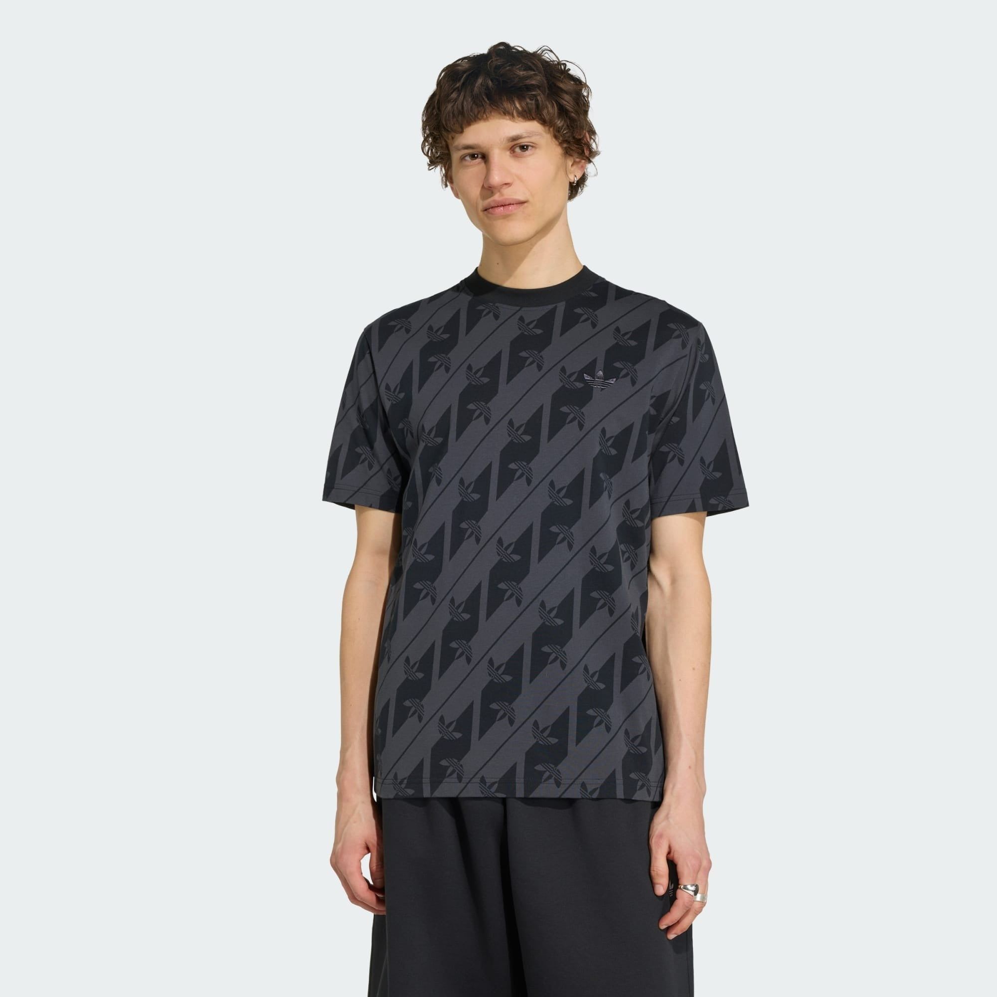  Áo T-shirt adidas Monogram AOP Tee Nam - KS1698 