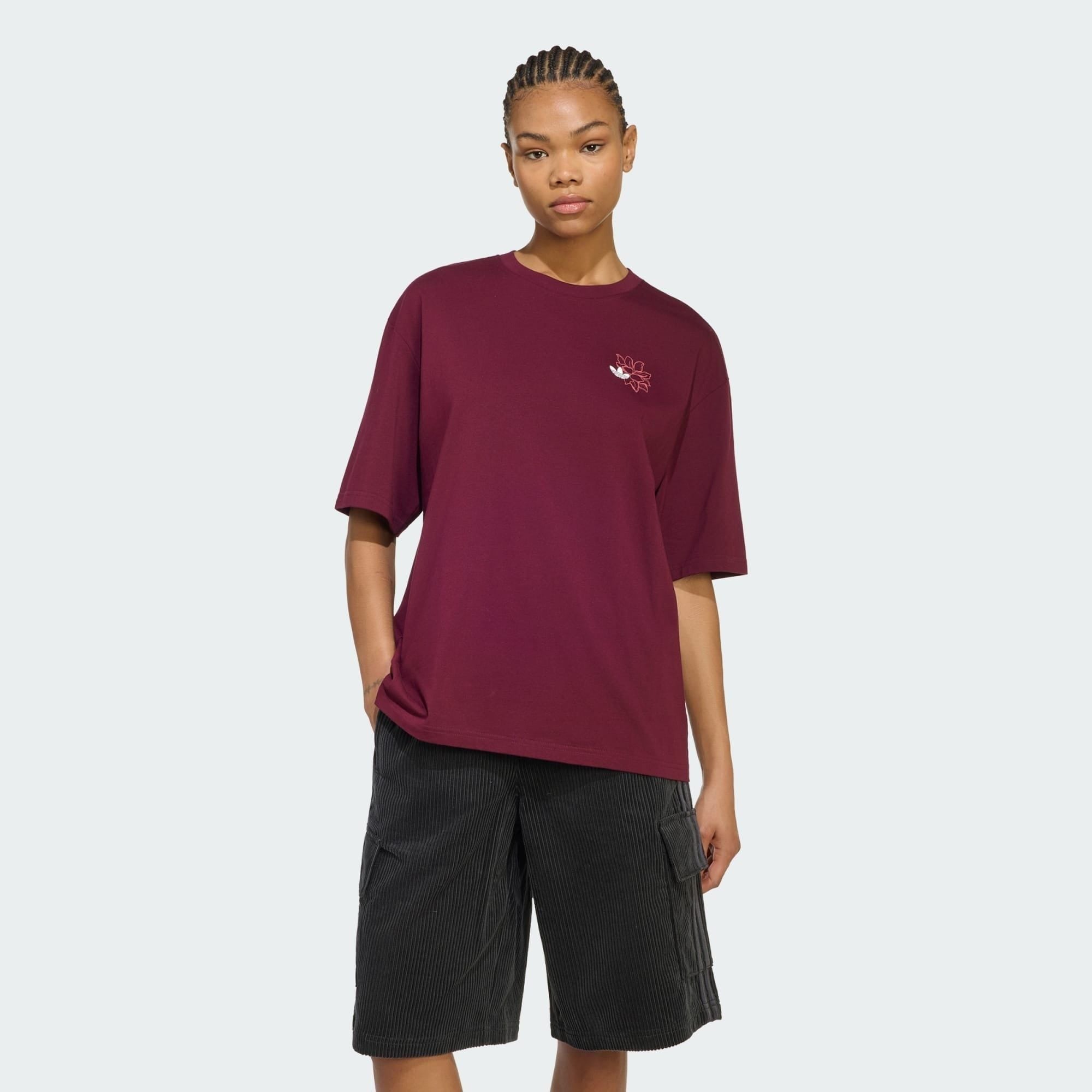  Áo T-shirt adidas Floral GFX Tee Nữ - KX1880 