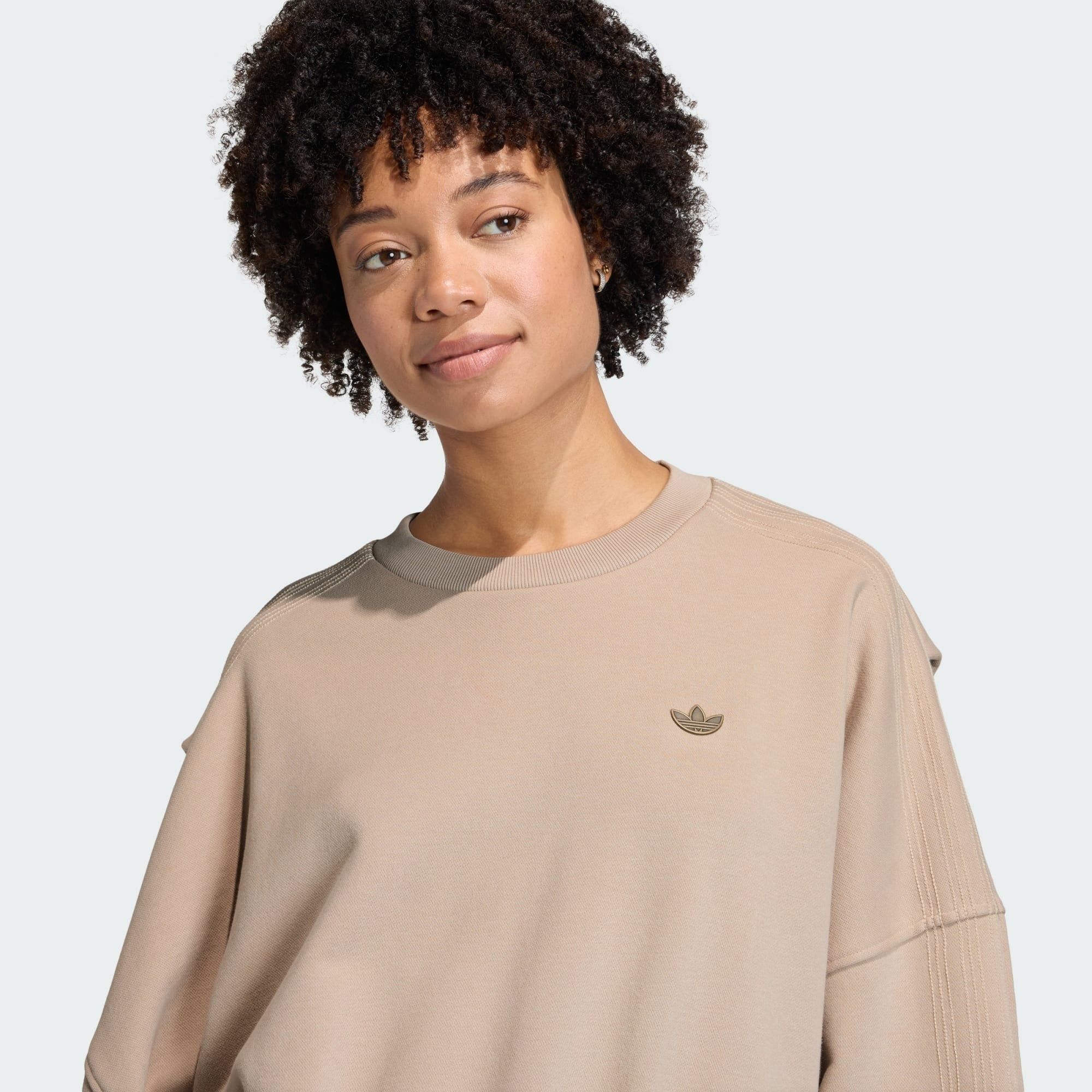  Áo dài tay adidas OVERSIZED CREWNECK SWEATSHIRT Nữ - KC8866 