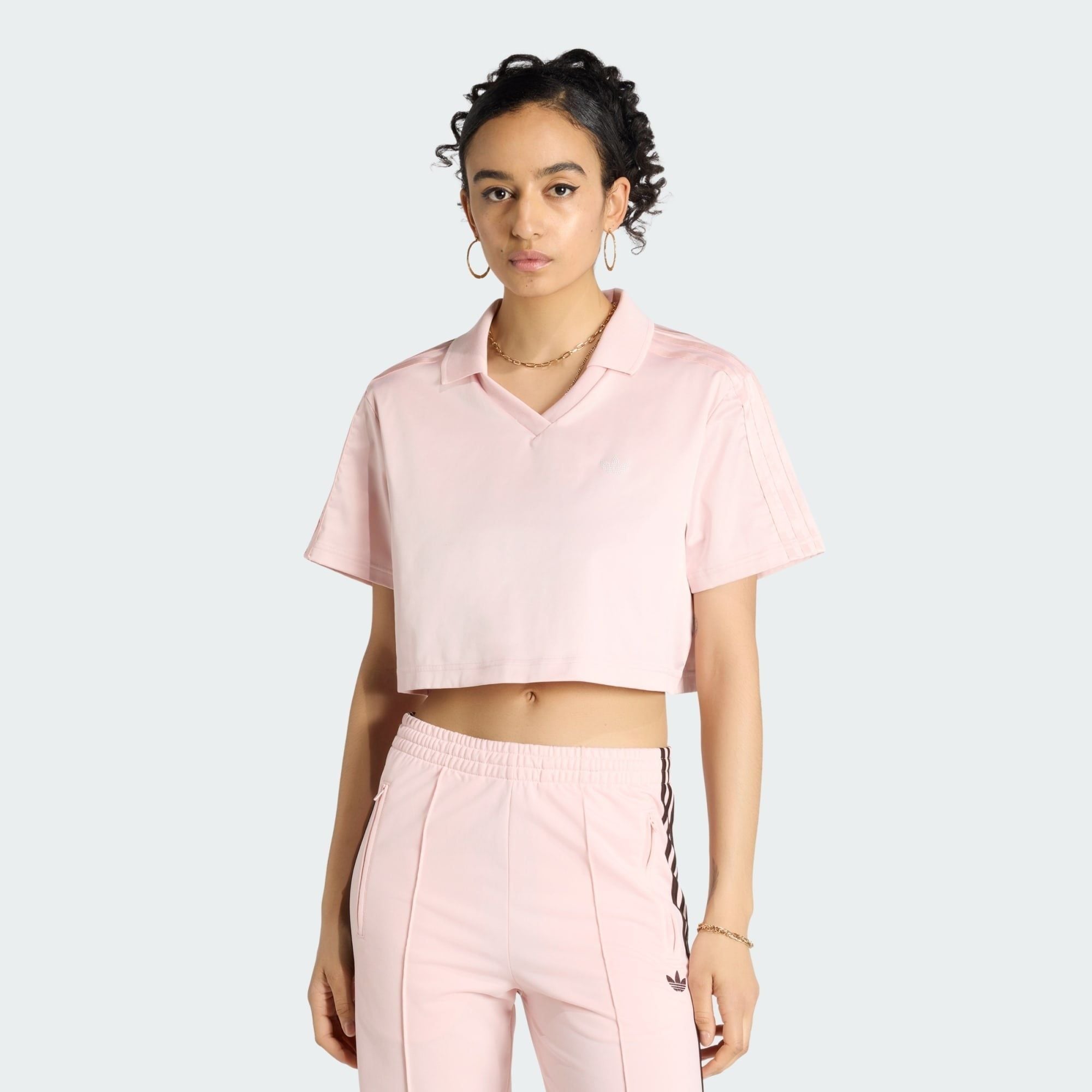  Áo Polo adidas Pearl Jacquard Short Sleeves Jersey Nữ - KE3372 