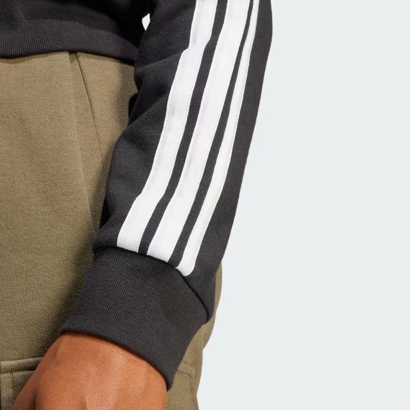  Áo hoodie adidas Essential 3 sọc khoá kéo Nữ - JE0052 
