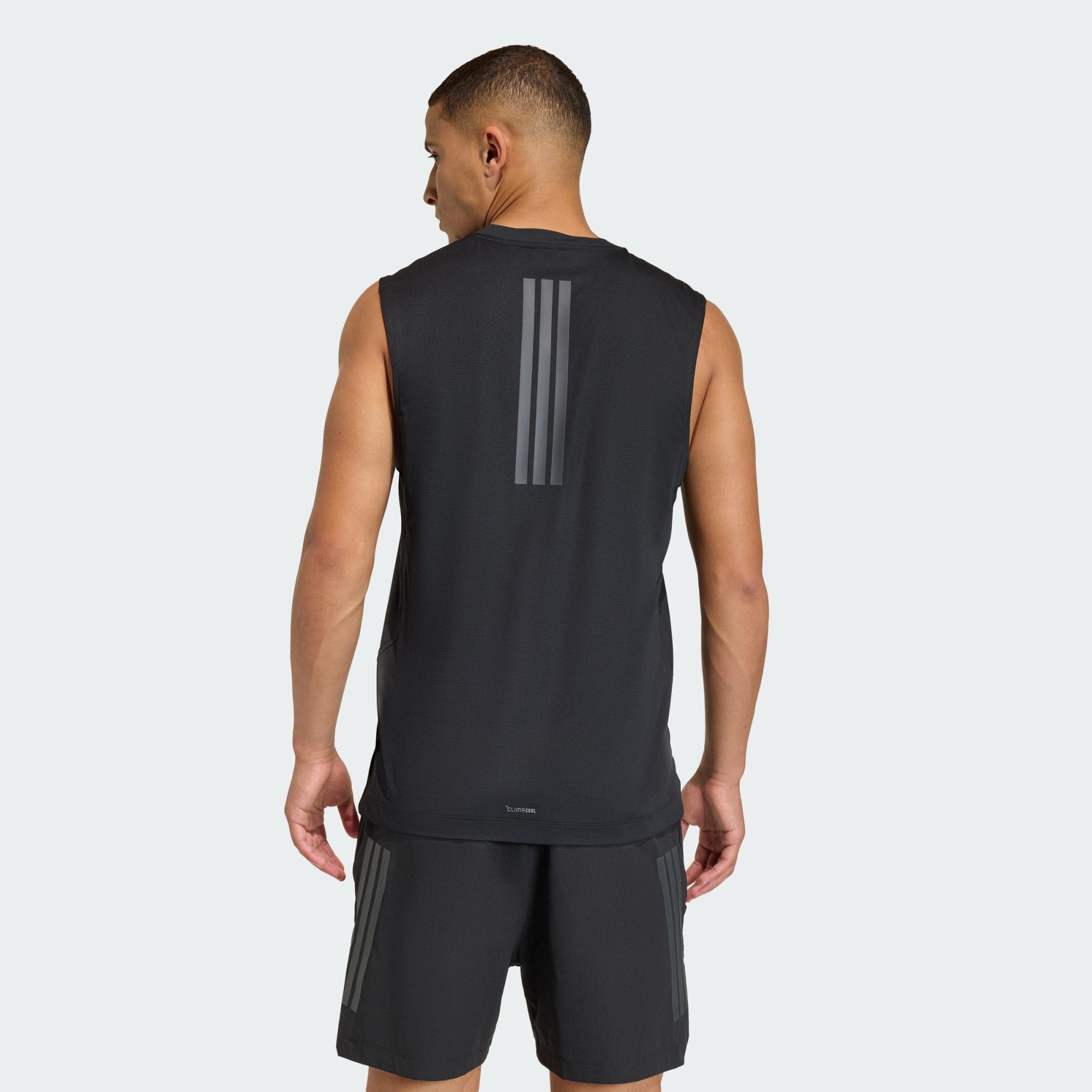  Áo Tank Top tập luyện adidas D4T Power 3 sọc Nam - KD0373 